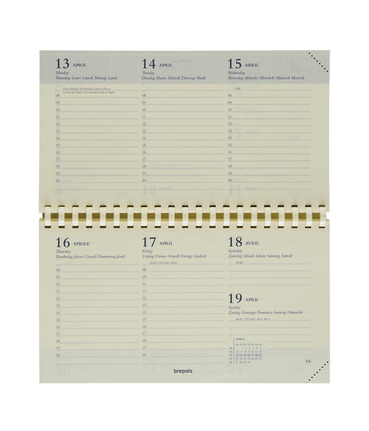 Agendavulling 2026 Brepols Omniplan 7d/2p