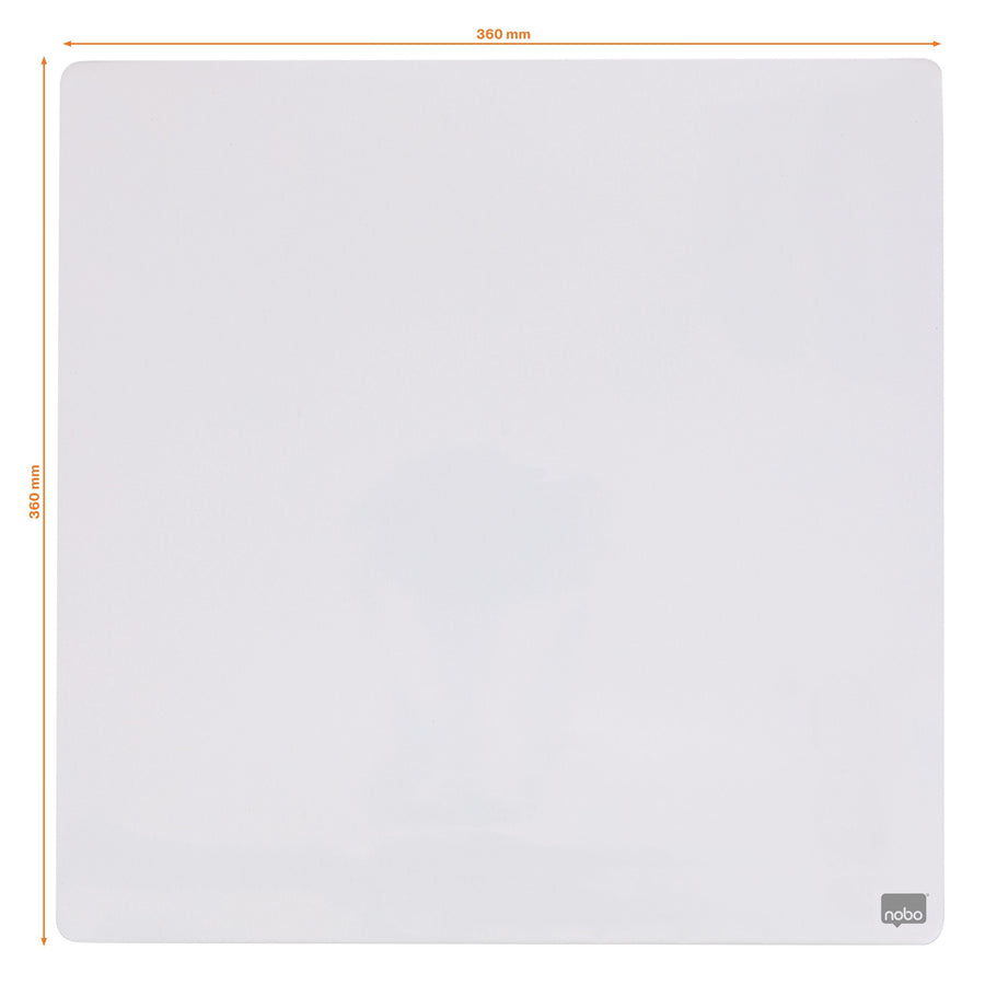 Whiteboard Nobo tegel 36x36cm wit magnetisch