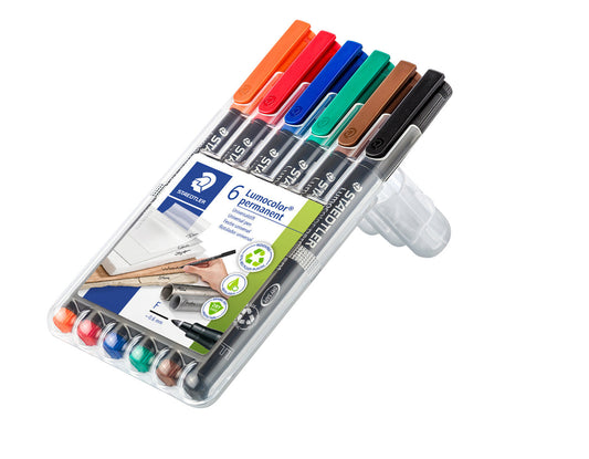 Viltstift Staedtler OHP Lumo F 318 perm wp6