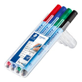 Viltstift Staedtler OHP Lumo F 305 correctable ass - afbeelding 4