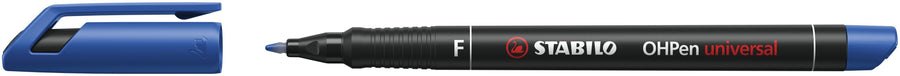 Viltstift STABILO OHP 842/41 rond F blauw