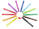 Viltstift STABILO Cappi 168/12 M 12st assorti - afbeelding 4