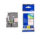 Labeltape Brother Ptouch TZe242 18mm wit - afbeelding 3
