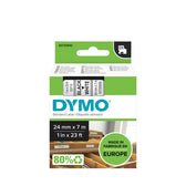 Labeltape Dymo LabelManager D1 polyester 24mm wit - afbeelding 6