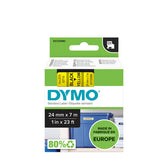 Labeltape Dymo LabelManager D1 polyester 24mm geel - afbeelding 3