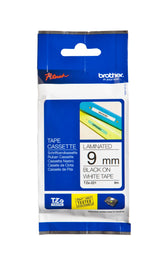 Labeltape Brother Ptouch TZe221 9mm wit