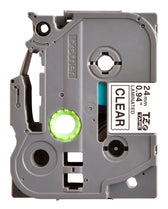 Labeltape Brother Ptouch TZe151 24mm transparant - afbeelding 2