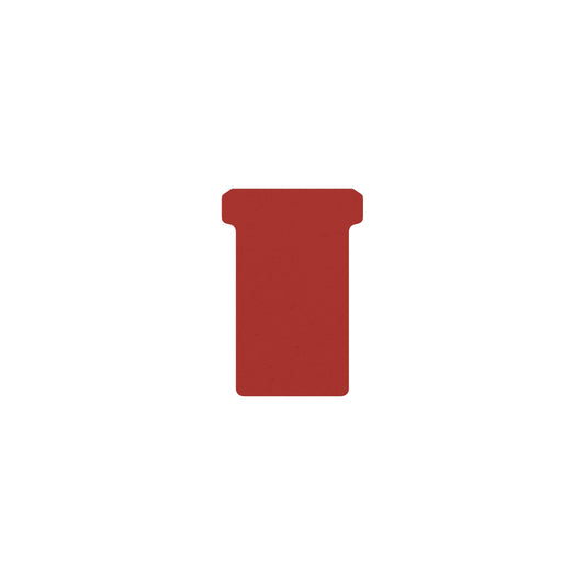 T-kaart Djois formaat 2 48mm rood 100st