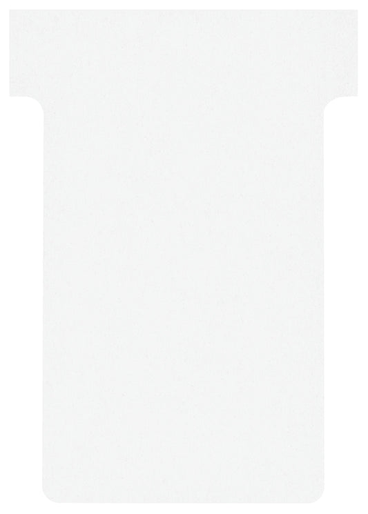 T-kaart Nobo nr.2 48mm wit 100 stuks