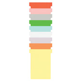 T-kaart Nobo nr.3 80mm geel 100 stuks - afbeelding 5