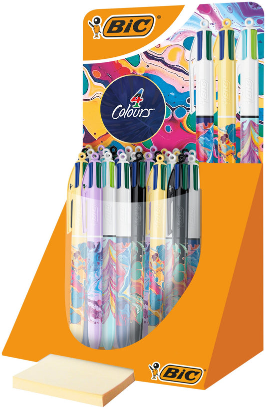 Balpen Bic 4kleuren M Hydro ass