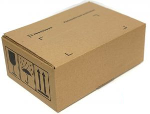 Autolock doos met plakstrip en scheurstrip 284x184x167 mm - Enkelgolf