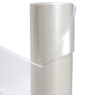 LDPE vloerafdekfolie 55 µm 1200mm x 1400m transparant