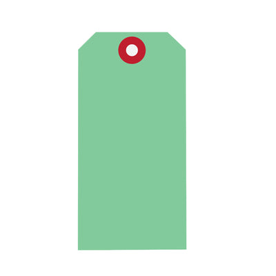 Etiketten Radium etiketten met versterkt oogje 60.00x120.00groen 225 g/m²
