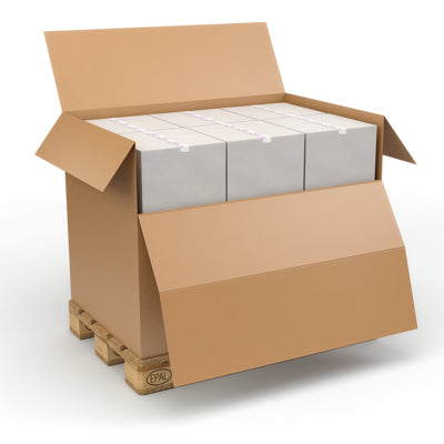 Container dozen bruin Dubbelgolf BC-golf inw. formaat 1180 x 780 x 1080