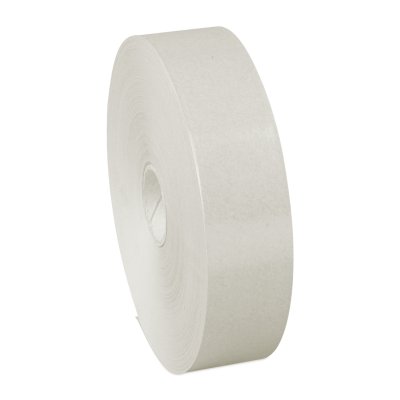 Gegomde plakband wit 60 g/m² 60mm x 200m