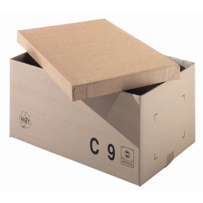 Doos Collomoduul bruin Dubbelgolf C-golf uitw. formaat 400 x 300 x 200