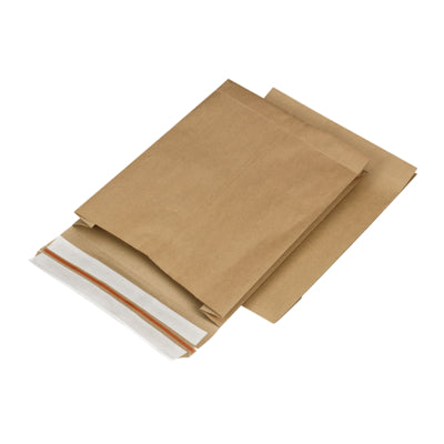 Papieren zak Do Good Bag Gerecycled kraftliner Onbedrukt bruin 135 g/m² 320x430