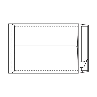 zakomslagZak met zijvouw Classic bruin 229 x 324 x 25
