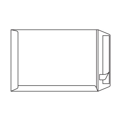 Golfkartonnen envelop bruin 270 x 390
