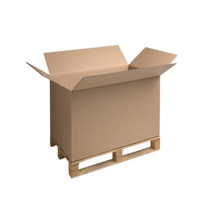 Palletdozen bruin Dubbelgolf AC-golf inw. Formaat 1170 x 770 x 670