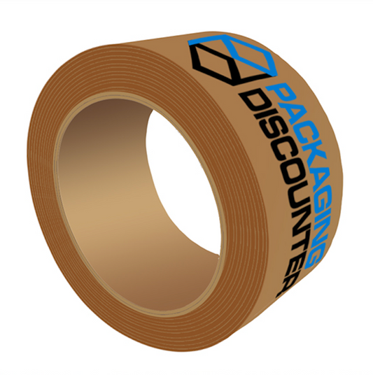 Tape Kraft Solvent bedrukt (2 kleuren)