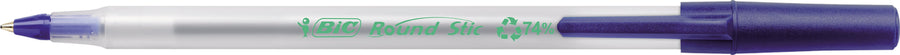 Balpen Bic Ecolutions round stic M blauw