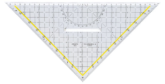 Geodriehoek Aristo 1648/2 met greep 325mm