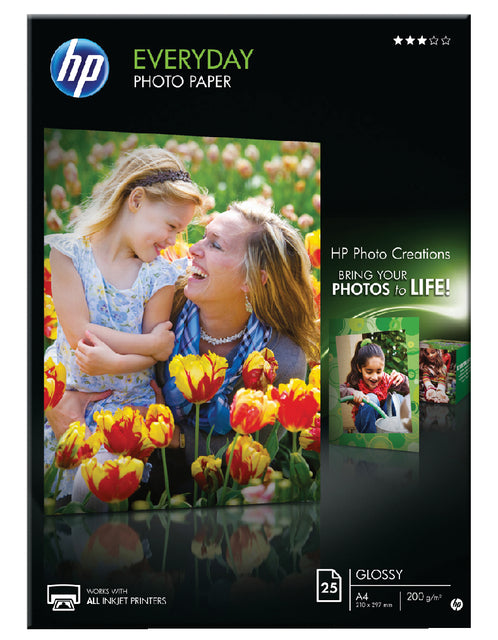 Fotopapier HP Q5451A A4 200gr glans