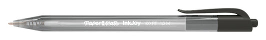 Balpen Papermate Inkjoy 100 RT M zwart