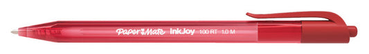 Balpen Papermate Inkjoy 100 RT M rood