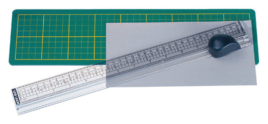 Snijliniaal Alco met mat 38x10cm
