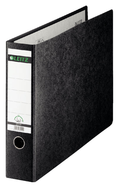 Ordner Leitz 1073 180° 77mm karton A3 dwars zwart
