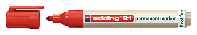 Viltstift edding 21 Eco rond 1.5-3mm rood