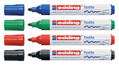 Textielmarker edding 4500 rond 2-3mm blauw - afbeelding 3