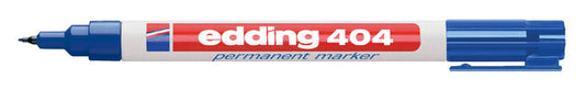 Viltstift eddING 404 rond 0.75mm blauw