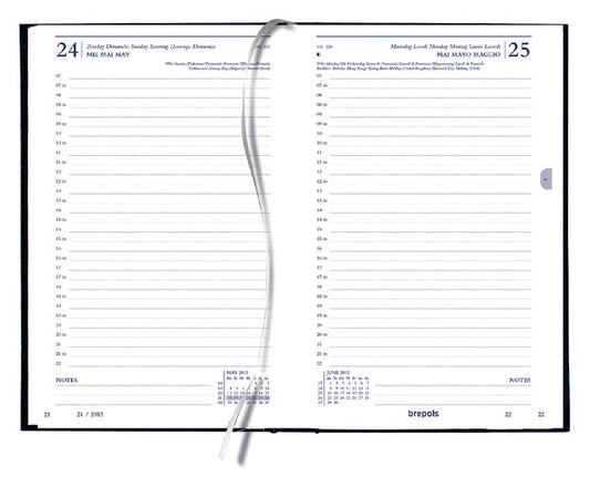 Kantooragenda 2026 Quantore kort 1dag/1pag zwart