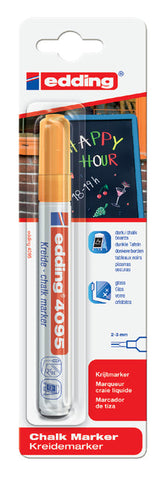 Krijtstift edding 4095 rond 2-3mm oranje