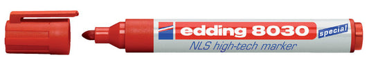 Viltstift edding 8030 NLS high-tech 1.5-3mm rood