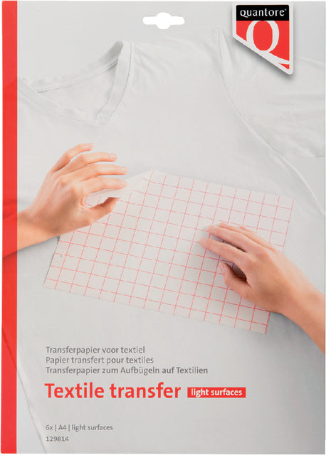 T-shirt transfer Quantore lichte kleding