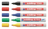 Paintmarker edding 750 oliebasis 2-4mm rood - afbeelding 2