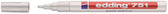 Paintmarker edding 751 oliebasis 1-2mm wit