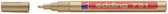 Paintmarker edding 751 oliebasis 1-2mm goud bls - afbeelding 2