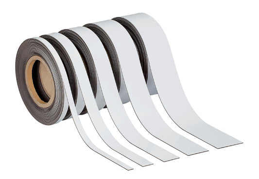 Magneetband MAUL beschrijfbaar 10mx40mmx1mm wit