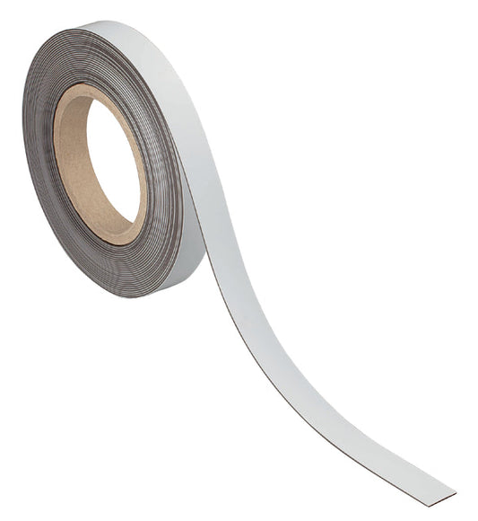 Magneetband MAUL beschrijfbaar 10mx20mmx1mm wit