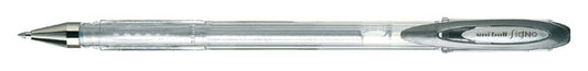 Rollerpen Uni-ball Signo M metallic zilver