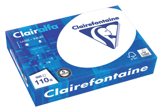 Kopieerpapier Clairefontaine Clairalfa A4 110gr wt