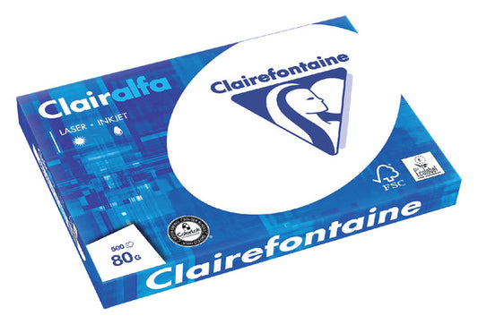 Kopieerpapier Clairefontaine Clairalfa A3 80gr wt