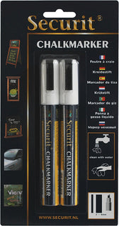 KRIJTSTIFT SECURIT SMA-510 SCHUIN 2-6MM WIT