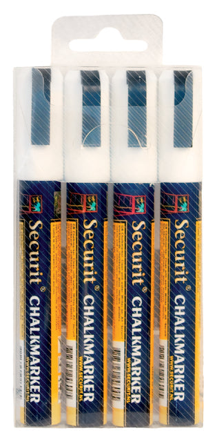 Krijtstift Securit SMA-510 schuin 2-6mm wit